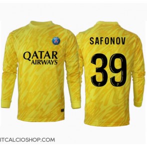 Paris Saint-Germain Matvei Safonov #39 Portiere Terza Maglia 2024-25 Manica Lunga